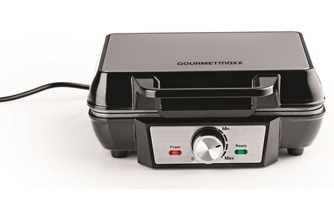GourmetMaxx, GOURMETmaxx Waffeleisen Schwarz/Silber, GOURMETmaxx Waffeleisen »GOURMETmaxx«