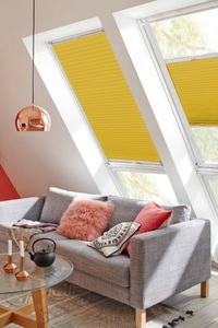 SUNLINES, sunlines Dachfensterplissee »StartUp Style Honeycomb VD«, abdunkelnd, verspannt, mit Führungsschienen, sunlines Dachfensterplissee »StartUp Style Honeycomb VD«, abdunkelnd, verspannt, mit Führungsschienen