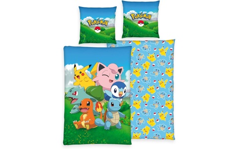 HERDING, Herding Kinderbettwäsche »Pokémon«, Herding Kinderbettwäsche »Pokémon«