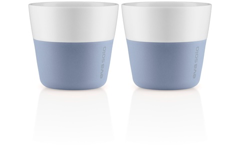 Eva Solo, Eva Solo Cappuccinotasse »Eva Solo Lungo-Becher Set Blue Sky«, Eva Solo Cappuccinotasse »Lungo-Becher«, 2er Set, Ø 8,5 cm, 230 ml