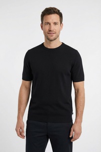 OLYMP T-Shirt Rundhals, Strick, normale Passform
