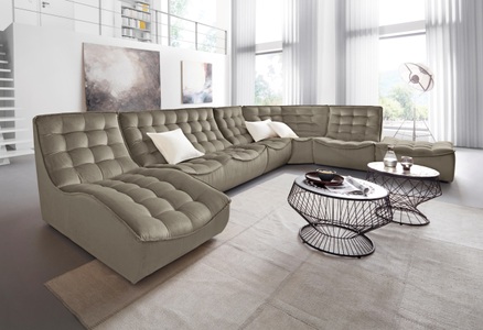 CALIA ITALIA, CALIA ITALIA Sessel »Banjo«, ohne Armteil, CALIA ITALIA Sessel »Banjo, Designsessel mit erstklassigem Sitzkomfort, als Einzelelement«, oder als Modulsofa mit den passenden Elementen kombinierbar