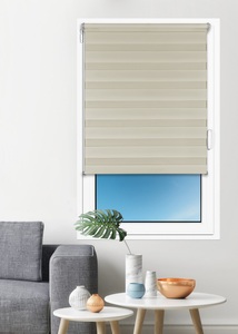Kutti, Doppelrollo »Sola«, Kutti, Lichtschutz, ohne Bohren, freihängend, Kutti Doppelrollo »Sola«, Lichtschutz, ohne Bohren, freihängend, DUO-Rollo, Fixmass, mit Klemmträger, blickdicht, Sichtschutz