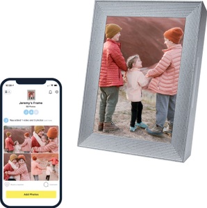 Aura, AURA Mason Luxe Digitaler Bilderrahmen 24.6 cm 9.7 Zoll 2048 x 1536 Pixel Sandstein, Aura Digitaler Bilderrahmen »Aura Frame Mason Luxe«, 24,6 cm/9,7 Zoll, 2048 x 1536 px Pixel