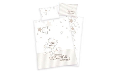 undefined, Herding Flanell Kinder-Wendebettwäsche Lieblingsmensch, Herding Kinderbettwäsche »Herding Lieblingsm«