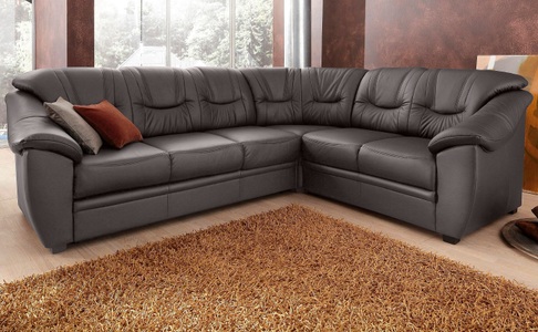 SIT&MORE, sit&more Ecksofa, sit&more Ecksofa »Savona L-Form«, wahlweise mit Bettfunktion, inklusive Federkern, frei im Raum stellbar