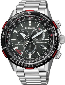 Citizen, Citizen Funkchronograph »Promaster Sky, CB5001-57E«, Citizen - Chronograph Uhr, Promaster, 47mm, Silber