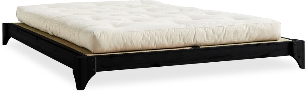 Karup Design, Karup Design ELAN Futonbett Natur lackiert, Karup Design Futonbett »Elan, Jugendbett,zertifiziertes Massivholz,schlichtes, tolles Design«, inklusive Lattenrost, mehrere Breiten, natürlicher Look
