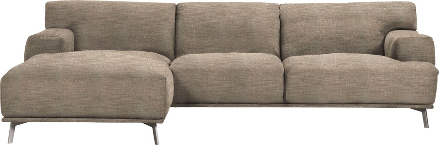 furninova, furninova Ecksofa »Rocco«, furninova Ecksofa »Rocco klassisch, zeitlos und modernes Design mit hohem Sitzkomfort«, L-Form, hoher Fuss