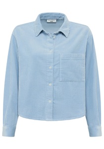 Marc OPolo DENIM Langarmbluse Cordbluse loose fit mit lässiger Bubble-Struktur