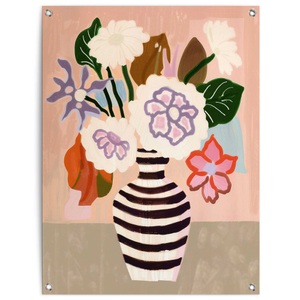 Reinders! Poster »Black White Striped Vase«