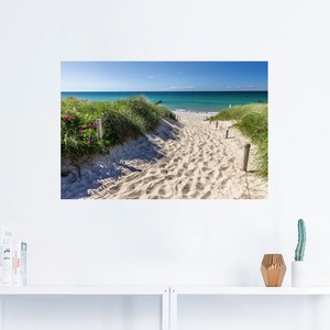 Artland, Artland Wandbild »Weg zum Strand an der Ostsee«, Strandbilder, (1 St.), in vielen Grössen & Produktarten - Alubild / Outdoorbild für den Aussenbereich, Leinwandbild, Poster, Wandaufkleber / Wandtattoo auch für Badezimmer geeignet, Artland Wandbild »Weg zum Strand an der Ostsee«, Strandbilder, (1 St.), als Alubild, Outdoorbild, Leinwandbild, Poster, Wandaufkleber