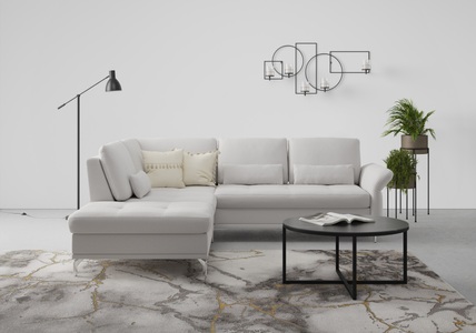 INOSIGN, INOSIGN Ecksofa »Palm Beach«, Federkern, mit Sitztiefenverstellung, wahlweise mit Bettfunktion, Bettkasten und Armteilverstellung, INOSIGN Ecksofa »Palm Beach L-Form«, Federkern, mit Sitztiefenverstellung, wahlweise mit Bettfunktion