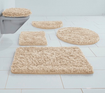 Guido Maria Kretschmer Home&Living, Guido Maria Kretschmer Home&Living Badematte »Micro exclusiv«, Höhe 55 mm, rutschhemmend beschichtet, strapazierfähig, democratichome Edition - Badematten auch als 3 teiliges Set erhältlich, Guido Maria Kretschmer Home&Living Badematte »Micro exclusiv, Badvorleger, Badezimmer Teppich«, rutschhemmend beschichtet, strapazierfähig-schnell trocknend-fussbodenheizungsgeeignet, Badteppich, Badematten auch als 3 teiliges Set & rund erhältli