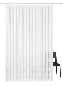 Weckbrodt, Weckbrodt Gardine »Jacqu«, (1 St.), halbtransparent, Polyester, Strukturmuster, Motiv, nach Mass, Weckbrodt Gardine »Jacqu«, (1 St.), Polyester, Strukturmuster, Motiv, nach Mass, Store