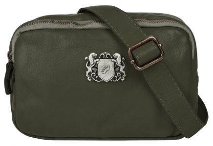 SAMANTHA LOOK, Samantha Look Umhängetasche, (1 tlg.), echt Leder, Made in Italy, Samantha Look Umhängetasche, echt Leder, Made in Italy