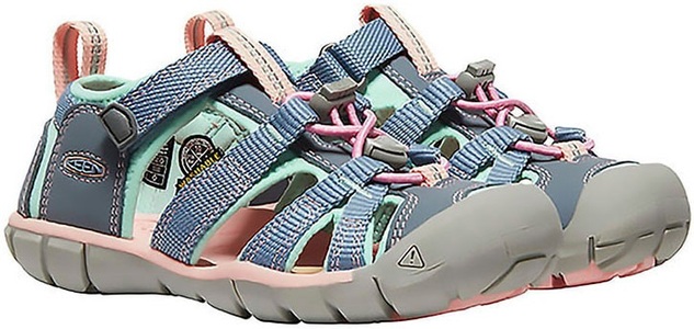 Keen, Keen Seacamp II CNX Outdoorsandalen Mädchen, Keen Seacamp II CNX - Wandersandalen - Kind Flint Stone / Ocean Wave 31