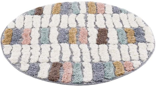 Carpet City, Carpet City Hochflor-Teppich »Focus«, rund, 20 mm Höhe, 3D-Optik,Bunt, Modern, Wohnzimmer, Carpet City Hochflor-Teppich »Focus 3032«, rund, 20 mm Höhe, besonders weich, Modern, Bunt, 3D-Effekt