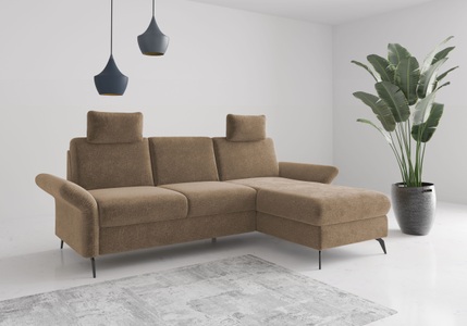 Home affaire Ecksofa »Rochelle«, wahlweise mit Bettfunktion, Bettkasten und Armteilverstellung
