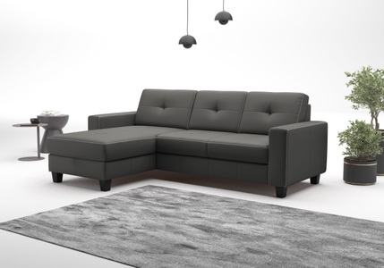 PLACES OF STYLE Ecksofa »Varese« wahlweise mit Bettfunktion und Bettkasten