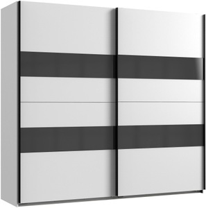 Wimex, Wimex Schwebetürenschrank »Altona«, Wimex Schwebetürenschrank »Altona«, mit Glaselementen und zusätzlichen Einlegeböden
