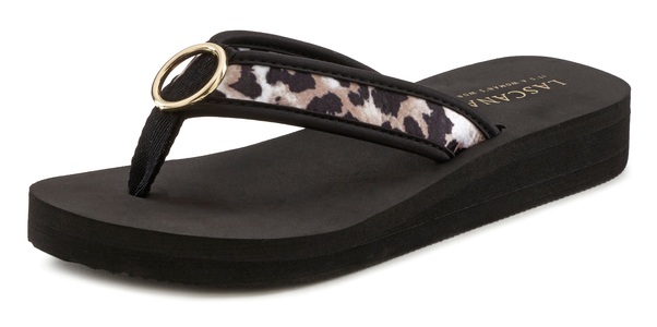 Lascana, LASCANA Badezehentrenner, Flip Flop mit Ringapplikation 