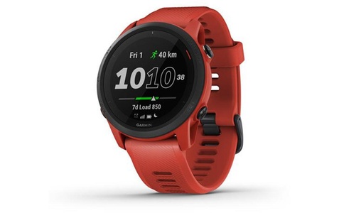 Garmin, Forerunner 745 Sportuhr, Garmin GPS-Sportuhr Forerunner 745 Magma Red Smartwatch