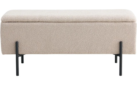 House nordic, House Nordic Sitztruhe »Watford 36.5 x 95 x 46 cm Beige«, House Nordic Sitztruhe »Watford 36.5 x 95 x 46 cm Beige«