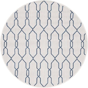 Myflair Möbel & Accessoires, Myflair Möbel & Accessoires Teppich »Outdoor Crosses«, rund, 4 mm Höhe, In- und Outdoor geeignet, ideal im Wohnzimmer & Schlafzimmer, Myflair Möbel & Accessoires Teppich »Outdoor Crosses«, rund, 4 mm Höhe, Flachgewebe, In- und Outdoor geeignet