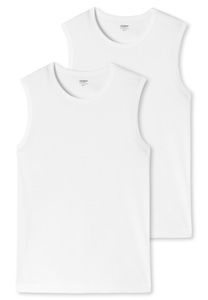 uncover by SCHIESSER Tanktop »UNCOVER Cotton«, (2er Pack), Cotton-Mix, elastisch, breite Träger, Doppelpack