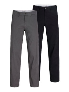 Jack & Jones Chinohose »JPSTKANE DAVE CHINO 2PK MP NOOS«, (Packung, 2 tlg.), In vorgewaschener Qualität