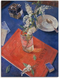 Artland, Artland Wandbild »Blühender Kirschenzweig im Glas. 1932.«, Artland Wandbild »Blühender Kirschenzweig im Glas. 1932.«, Arrangements, (1 St.), als Leinwandbild, Wandaufkleber oder Poster in versch. Grössen