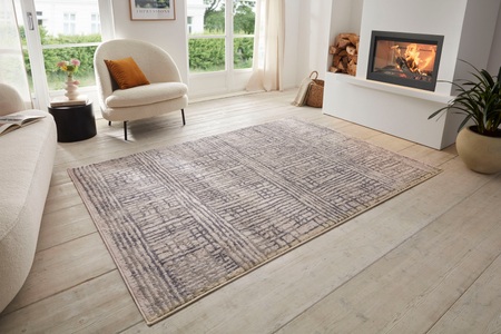 Hanse Home, HANSE Home Teppich »Sole«, rechteckig, 8 mm Höhe, strapazierfähig, robust, pflegeleicht, ringsum gekettelt, geeignet für Fussbodenheizung, HANSE Home Teppich »Sole«, rechteckig, 8 mm Höhe, Kurzflor, Läufer, Vintage, Wohnzimmer, Schlafzimmer, Esszimmer, Flur