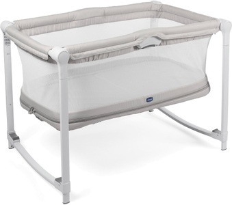CHICCO, CHICCO Beistellbett Zip & Go 2019 glacial, CHICCO® 2-in-1-Reisebett Zip & Go grau