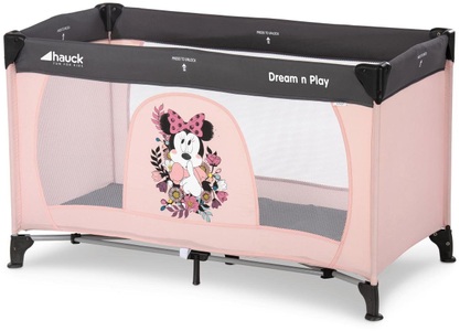 Hauck, hauck Reisebett Dream'n Play Minnie Sweetheart - schwarz, hauck Reisebett Dream`n Play