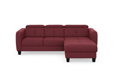 sit&more Ecksofa »Bellucci«, inklusive Kopfteilverstellung und Federkern, wahlweise mit Bettfunktion und Bettkasten