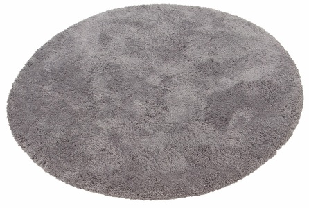 Hochflor-Teppich, »Desner«, my home, rund, Höhe 38 mm, maschinell getuftet
