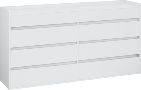 INOSIGN, INOSIGN Kommode »Kosmo«, Breite 142 cm, 8 Schubkästen, INOSIGN Kommode »Kosmo«, 8 Schubladen mit Vollauszug