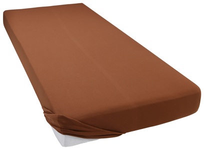 BELLANA, Spannbettlaken »Mako-Jersey«, bellana, bellana Spannbettlaken »Melone in Gr. 70x140, 90x200, 140x200 oder 180x200 cm«, Baumwolle, Matratzen bis 25cm Höhe, Spannbetttuch auch für Kinder
