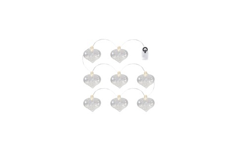 Sirius, LED-Lichterkette Millie mit Batterie, klar, Sirius LED-Lichterkette »LED LichterketteMillie,Durchsichtig«, 8 St.-flammig
