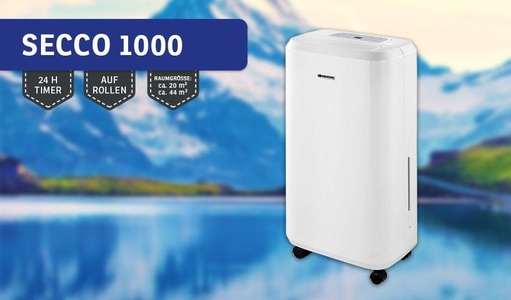 SONNENKOENIG, Sonnenkoenig Secco 1000 - Luftentfeuchter (Weiss), Luftentfeuchter 