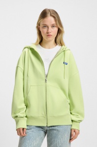 HUGO Blue Sweatjacke »Doa_B_2«, mit Kapuze, Logo-Badge