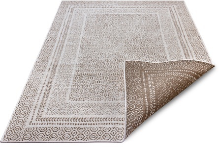 HOME AFFAIRE, Home affaire Teppich »Bernard«, rechteckig, 5 mm Höhe, In-und Outdoor Teppich, Garten, Robust, Pflegeleicht, Flachgewebe, Wendeteppich, idealer Teppich für Wohnzimmer, Balkon, Terrasse, my home Teppich »Bernard Wendeteppich«, rechteckig, 5 mm Höhe, auch als Läufer, Robust, Pflegeleicht, Flachgewebe, In- und Outdoor