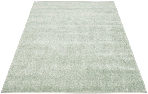 Carpet City, Teppich, »Moda Soft 2081«, Carpet City, rechteckig, Höhe 11 mm, maschinell gewebt, Carpet City Teppich »Moda Soft 2081«, rechteckig, 11 mm Höhe, Kurzflor, Uni-Farben, Weicher Flor