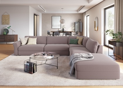 sit&more Ecksofa, mit Sitztiefenverstellung