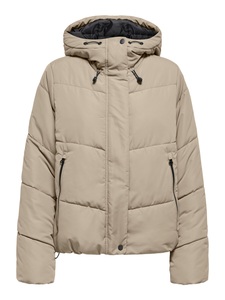 ONLY Steppjacke »ONLMAGGI LIFE SHORT PUFFER CC OTW«, mit Kapuze