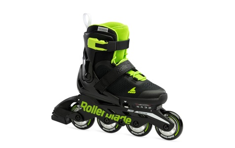 Rollerblade, ROLLERBLADE Inlineskates »Microblad«, ROLLERBLADE Inline-Skates Microblade 175 Black/Green
