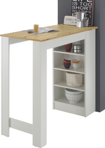 HBZ, HBZ Bartisch »Mojito«, Bartisch mit Regal beidseitig montierbar, HBZ Bartisch »Mojito, TOPSELLER!«, (Bartisch, Tisch), Bartisch mit Regal beidseitig montierbar