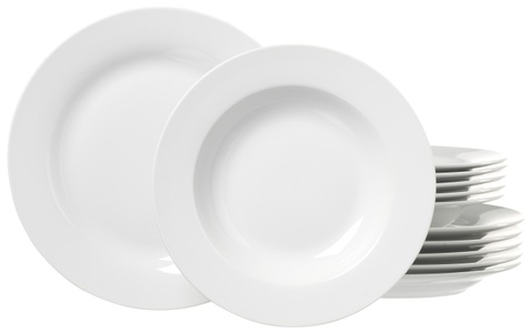 Ritzenhoff & Breker Tafelservice »Bianco« klassisch und schlicht, unifarben