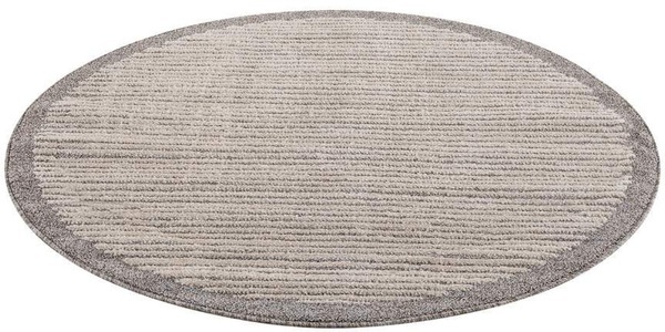 Carpet City, Carpet City Teppich »Art 2231«, rund, 7 mm Höhe, Kurzflor Teppich, Wohnzimmer, Carpet City Teppich »Art 2231«, rund, 7 mm Höhe, Kurzflor, Streifen-Muster, ideal für Flur & Diele